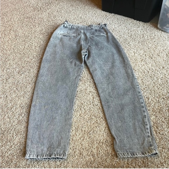 Zara high rise gray denim jeans - Picture 6 of 6